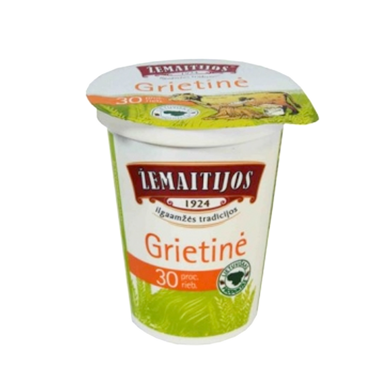 Sour cream "Zemaitijos" 30% 400g