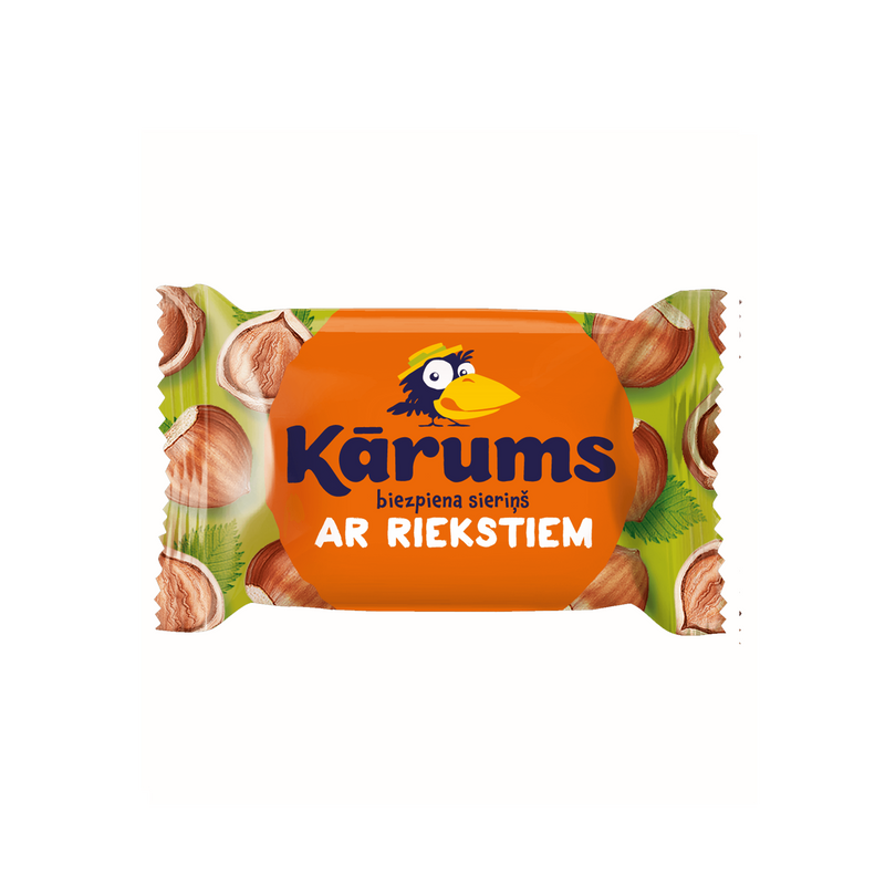 Glazed Curd Cheese Bar with Nuts Karums 45g