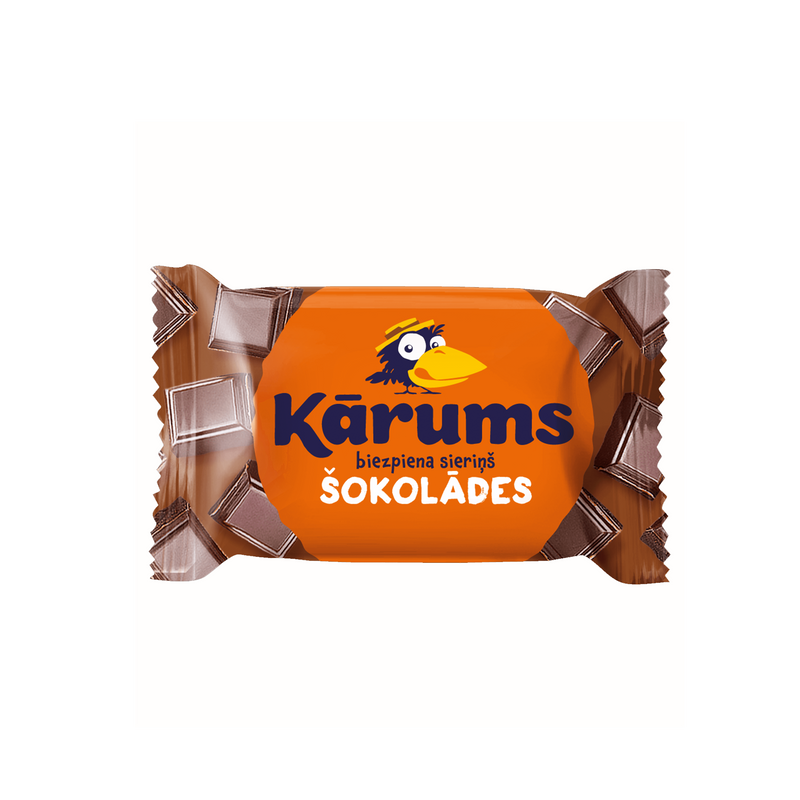 Glazed Curd Cheese Bar with Chocolate Karums 45g