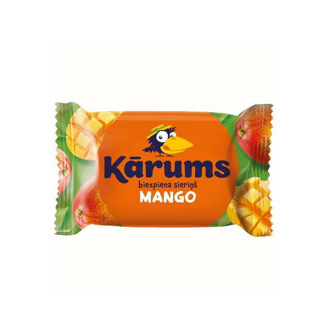 Mango Flavor Glazed Curd Cheese Bar Karums 45g | Rodyna Shop