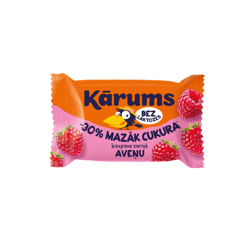 Glazed Curd Cheese Bar Raspberry Karums 40g