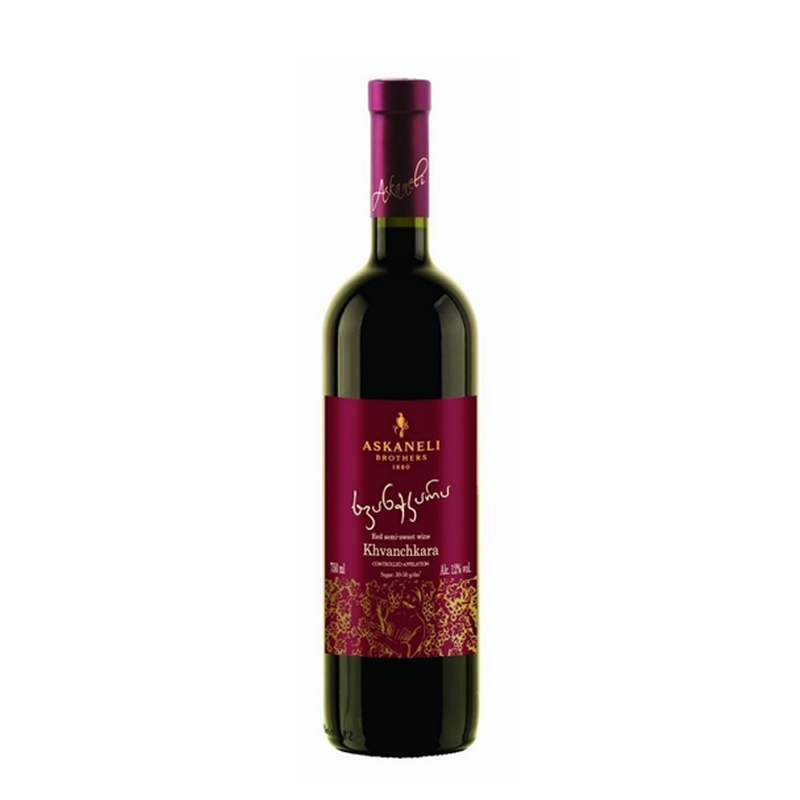 Red Wine Medium Sweet Khvanchkara Askaneli Brothers 12% Alc. 0.75L