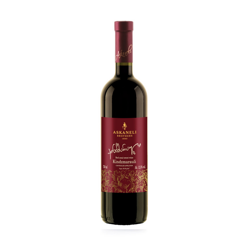 Red Wine Medium Sweet Kindzmarauli Askaneli Brothers 12% Alc. 0.75L