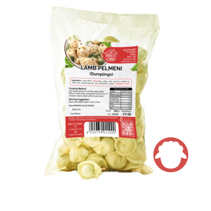 Lamb Pelmeni Dumplings Multi Cook 500g