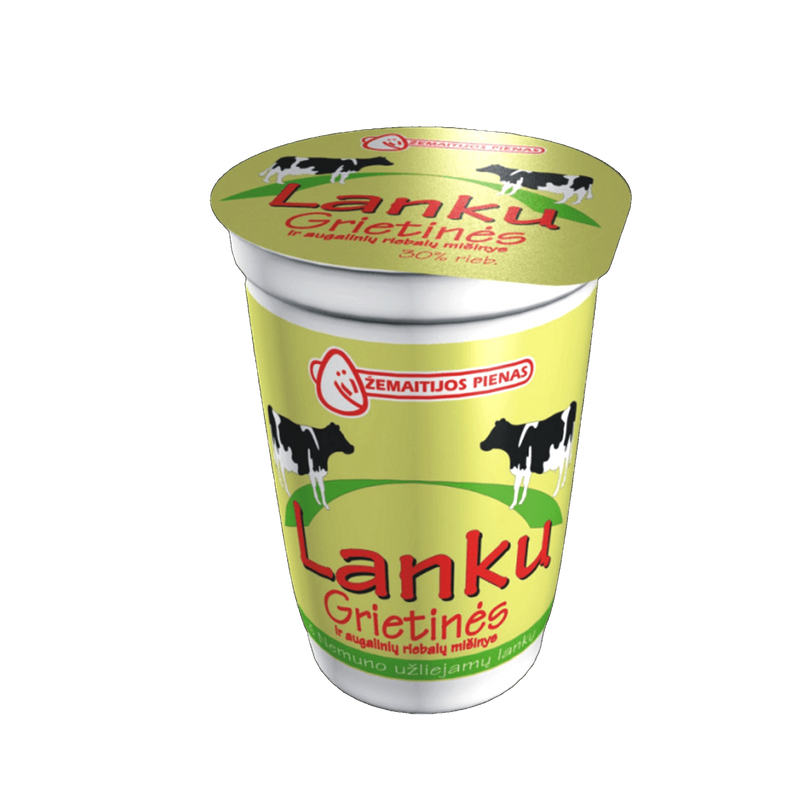 Sour cream "Lanku" 30% 350g