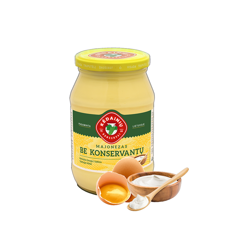 Lithuanian Mayonnaise without Preservatives Kedainiu 630ml