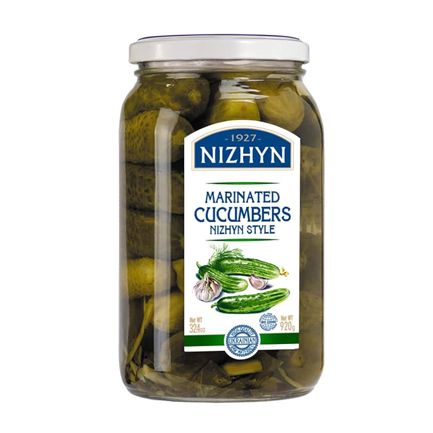 Marinated Cucumbers Nizhyn 920g