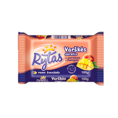 Curd Cheese Bar Peach & Mango Rytas 100g