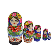 Wooden Doll Ukrainian Woman 10cm
