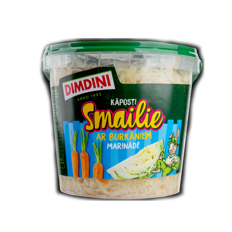 Marinated Sauerkraut Classic "Smailie" Dimdini 650g