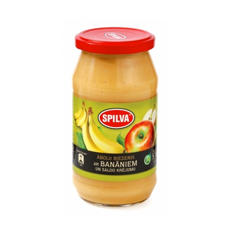 Apple Puree with Banana Spilva 500ml