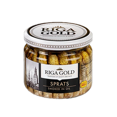 Sprats in Oil Jar/Glass Riga Gold 250g