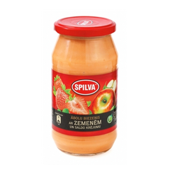 Apple Puree with Strawberries Spilva 500ml