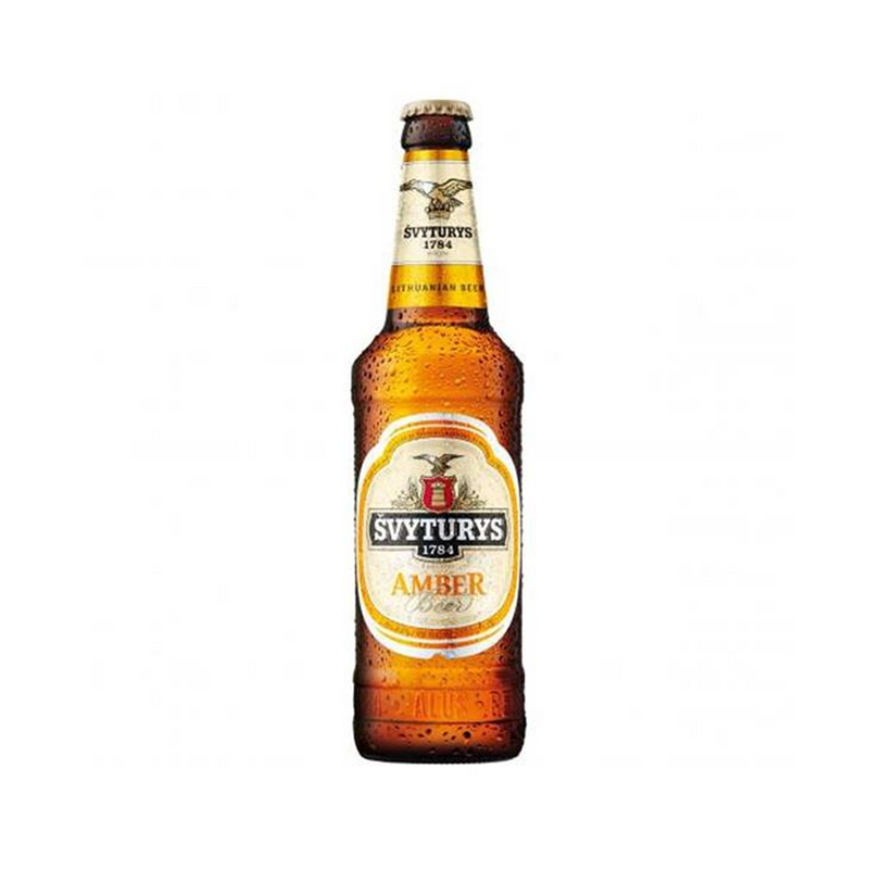 Beer "Svyturys Amber" 4.6% Alc. 0.5L