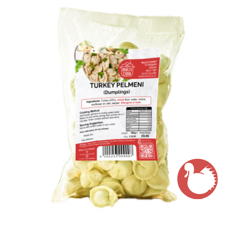 Turkey Pelmeni Dumplings Multi Cook 500g