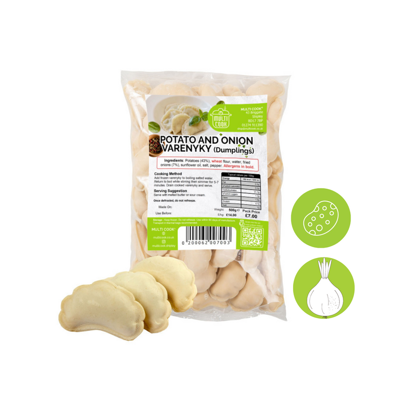 Potato & Onion Varenyky Multi Cook 500g