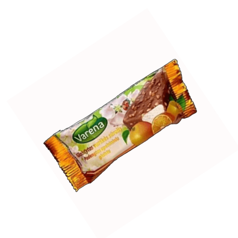 Glazed Curd Cheese Bar with Orange Varena 40g