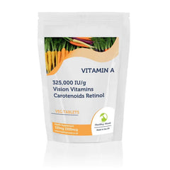 Vitamin A 150mg 325,000 IU/g 30 Tablets Healthy Mood