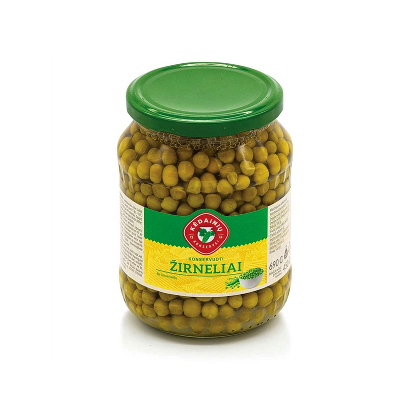 Peas Green Zaleji Zirneliai Kedainiu 690g