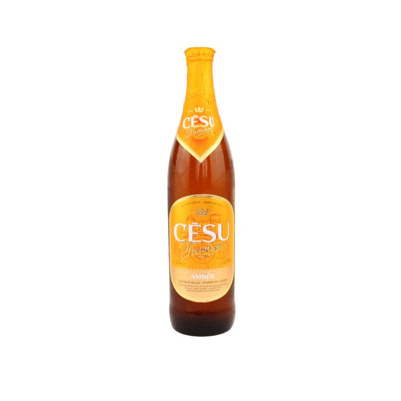 Beer “Cesu Premium Amber” Alc 5% 0.568L